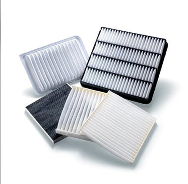  Several Toyota cabin air filters